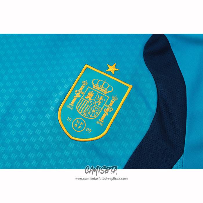 Chandal del Espana 2026-2027 Manga Corta Azul - Pantalon Corto